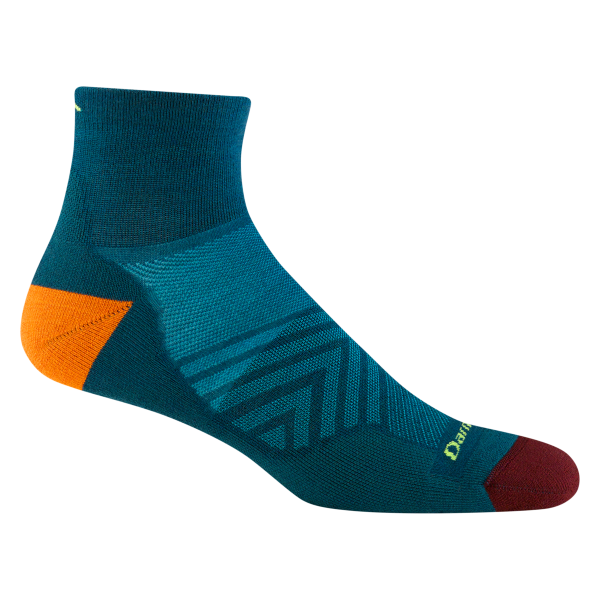 Men’s Run Quarter Cushioned Ultra-Lightweight Running Socks