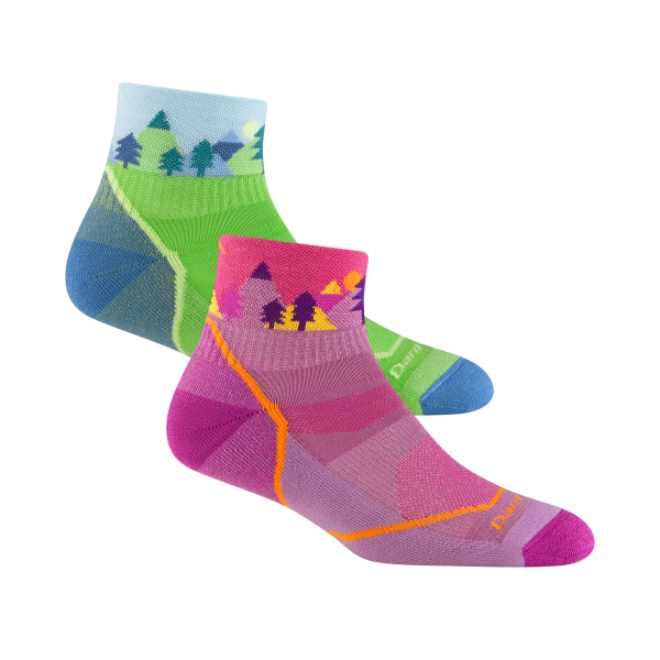 Kids Quest Quarter Hiking Sock 2-Pack