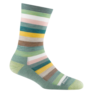Women's Mystic Stripe Crew Lightweight Lifestyle Sock-Last Chance